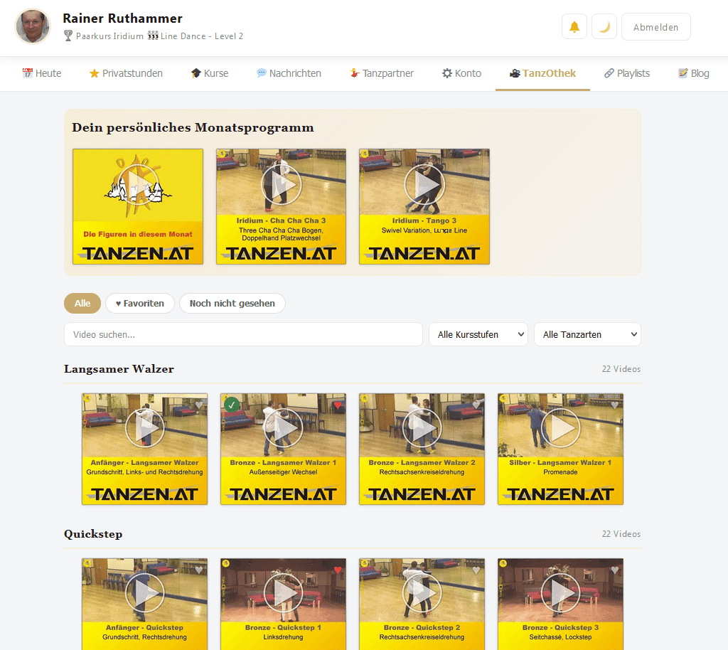 Die TanzOthek - Unsere Video-Datenbank